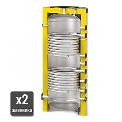 Бойлер косвенного нагрева S-Tank Solar SS DUO 2000 с двумя теплообменниками