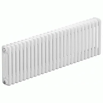 Трубчатый радиатор Rifar Tubog 3037 26 секций цвет белый боковое подключение