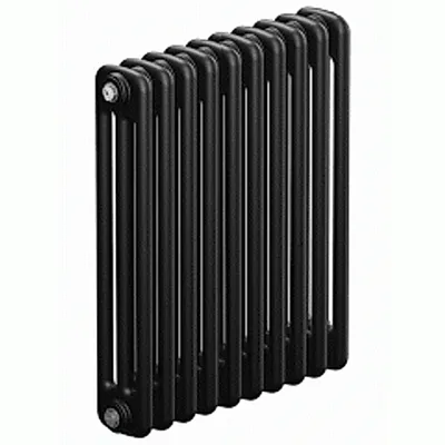 Трубчатый радиатор Rifar Tubog 3057 6 секций цвет антрацит боковое подключение