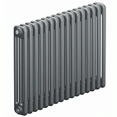 Трубчатый радиатор Rifar Tubog 3057 14 секций цвет титан боковое подключение