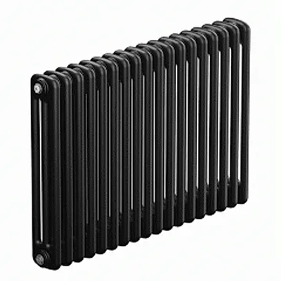 Трубчатый радиатор Rifar Tubog 3057 18 секций цвет антрацит боковое подключение