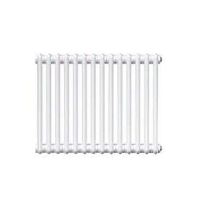 Трубчатый радиатор Rifar Tubog 2057 8 секций цвет белый нижнее подключение