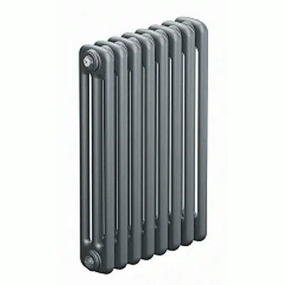 Трубчатый радиатор Rifar Tubog 3057 6 секций цвет титан нижнее подключение