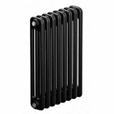 Трубчатый радиатор Rifar Tubog 3057 8 секций цвет антрацит нижнее подключение