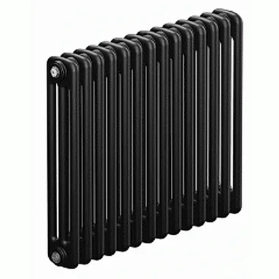 Трубчатый радиатор Rifar Tubog 3057 14 секций цвет антрацит нижнее подключение