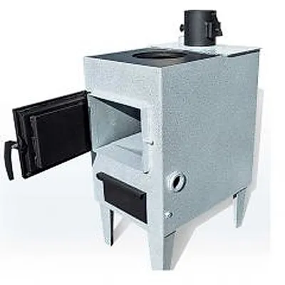 Твердотопливный котел с варочной плитой СИБИРЬ КВО 8 ТПЭ (подкл. слева/справа)