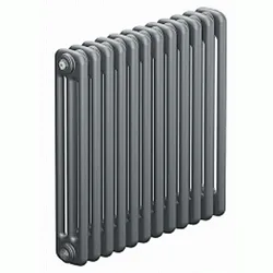 Трубчатый радиатор Rifar Tubog 3057 12 секций цвет титан нижнее подключение