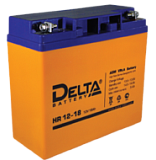 Аккумуляторная батарея Delta HR 12 В (18 Ач)