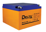 Аккумуляторная батарея Delta HR 12 В (26 Ач)
