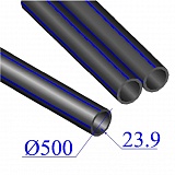 Полиэтиленовая труба ПНД SDR 21 PN8 500x23,9